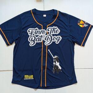 Las Vegas Aviators Finn The Bat Dog Jersey. Men's XL Used. MiLB. Blue/Orange